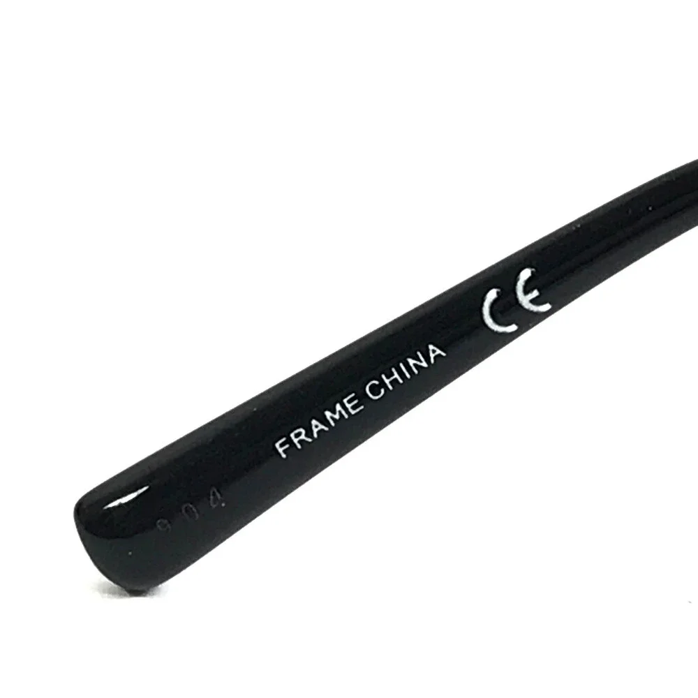 Flexon Eyeglasses Frames CLAUDETTE 001 Black Gold Cat Eye Full Rim 52-18-135